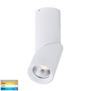 Nella 7W 240V Rotatable Dimmable LED Downlight White / Tri-Colour - HV5822T-WHT