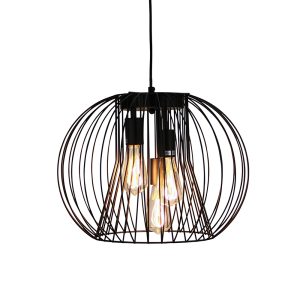 Malo.45 3 Light Pendant Matt Black - OL68751/3BK