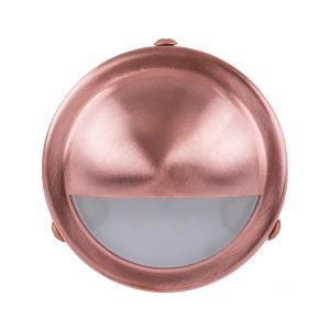 Pinta 240V G9 Surface Mounted Eyelid Step Light Copper - HV2916