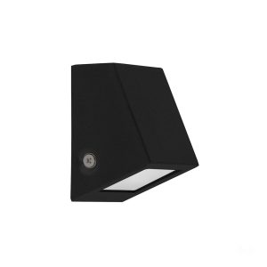 Taper 1.5W 12V DC LED Wall Light Matt Black /  Cool White - HV3608C-BLK