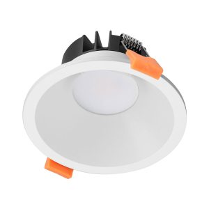 Gleam 9W 240V Dimmable LED Downlight White / Warm White - HV5528D2W-WHT