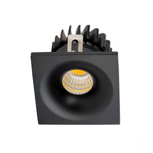 Niche 3W 240V Square LED Downlight Black / Cool White - HV5701C-BLK