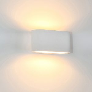 Concept 2W 240V Up & Down Plaster LED Wall Light White / Warm White - HV8027W