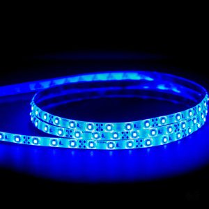 Ecolamp 4.8W 12V DC 1 Metre Dimmable LED Strip Light / Blue - HV9723-IP54-60-B