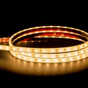 Ecolamp 4.8W 12V DC 1 Metre Dimmable LED Strip Light / Warm White - HV9723-IP67-60-3K