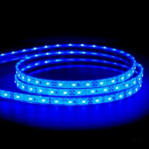 Ecolamp 4.8W 12V DC 1 Metre Dimmable LED Strip Light / Blue - HV9723-IP67-60-B