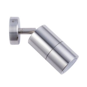 Poseidon 12V MR16 Single Adjustable Wall Pillar Light Stainless Steel - PM1ASS