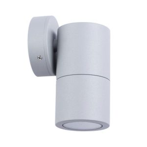 Poseidon 12V MR16 Fixed Wall Pillar Light Silver - PM1FSIL