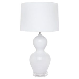 Bronte 1 Light Table Lamp White - 11614