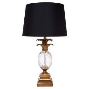 Langley 1 Light Table Lamp Antique Gold / Black - 11676