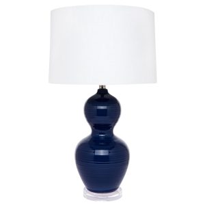 Bronte 1 Light Table Lamp Blue / White - 11682