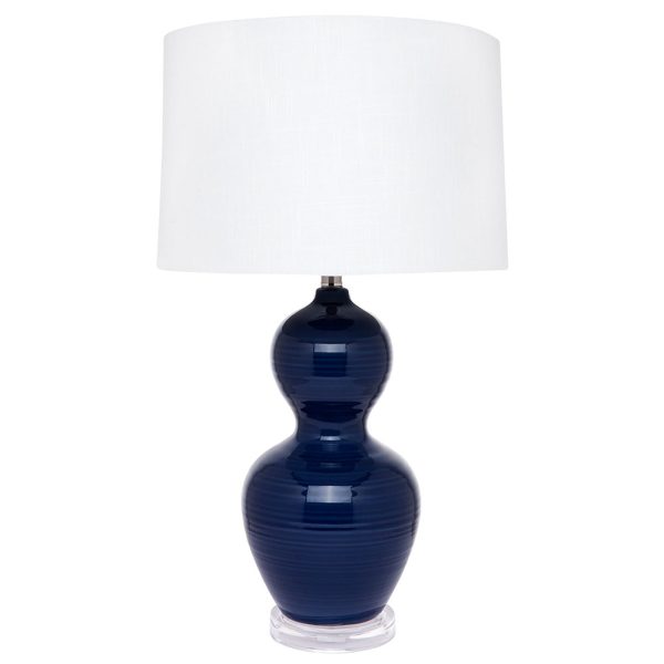 Bronte 1 Light Table Lamp Blue / White - 11682