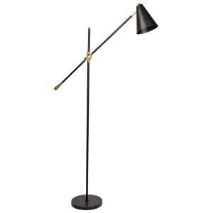 Zahara 1 Light Floor Lamp Black - 11748