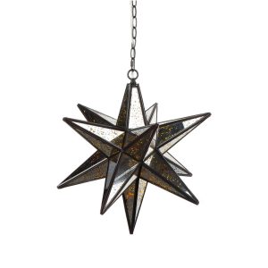 North 1 Light Pendant Medium Black / Gold - 20560