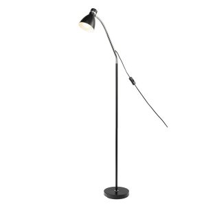 Sammy 1 Light Floor Lamp Black - 21421/06