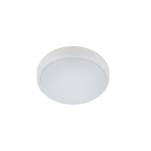 Burleigh 12W Round LED Bunker Light White & Black / Tri-Colour - 204405