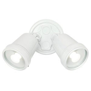 Hunter 22W Twin LED Spotlight White / Tri-Colour - 20622/05