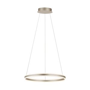 Tonarella 78W LED Pendant Satin Nickel & Champagne / Warm White - 39313