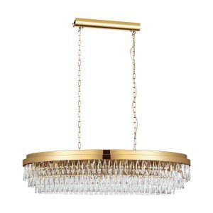 Valparaiso 13 Light Crystal Chandelier Gold - 39463