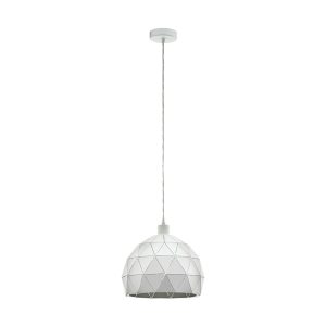 Roccaforte 1 Light Pendant Medium White - 97854N