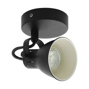 Seras 5W Dimmable LED Spotlight Black / Cool White - 98397N