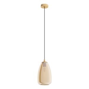 Alobrase Small 1 Light Pendant Brushed Brass - 98648N