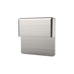 Hydra 3W Square Slimline LED Step Light Brushed Chrome / Warm White - AQL-419-B1-X00230DCS