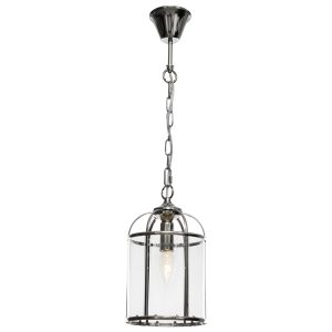 Clovelly 1 Light Pendant Small Chrome / Clear - CLOV1PCH