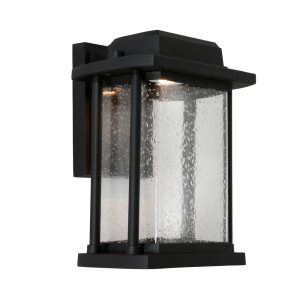 Cornwall 7W LED Wall Light Black / Warm White - CORN1EBLK