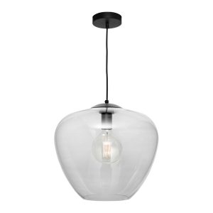 Helena 1 Light Pendant Large Clear - HELE1PLCL