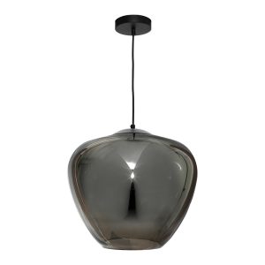 Helena 1 Light Pendant Large Smoke - HELE1PLSM