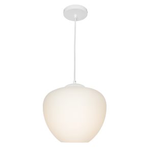 Helena 1 Light Pendant Small White - HELE1PSWHT