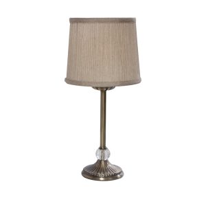 Mia 1 Light Table Lamp Antique Brass - MIA1TLAB