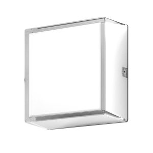 Cuba 10W LED Wall Light Aluminium / Warm White - 19880