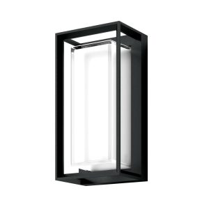 Como 6W LED Wall Light Black / Warm White - 19882