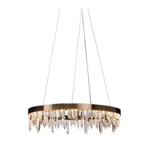 Thomas 15W LED Pendant Bronze & Crystal / Warm White - ELGOL1620D66BBBZ