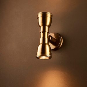 Bayport 2 Light Wall Light Antique Brass - ELPIM31165AB