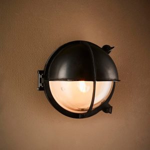 Vienna 1 Light Wall Light Black - ELPIM51713BLK