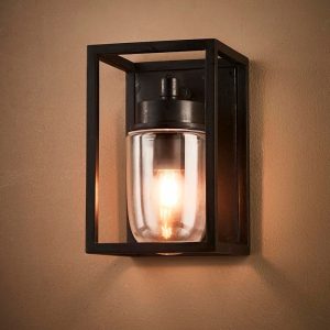 Wellington 1 Light Wall Light Black - ELPIM51831BLK