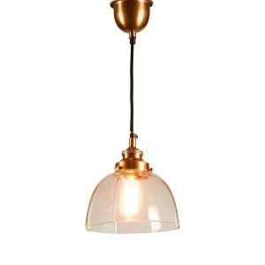 Hobart 1 Light Pendant Antique Brass - ELPIM57752AB