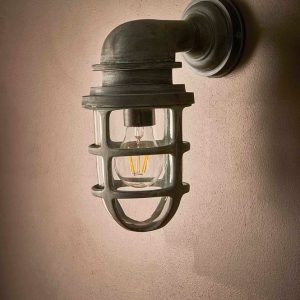 Porto 1 Light Wall Light Old Iron - ELPIM59895OI