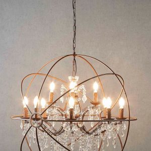 Sundance Chandelier Large Bronze - ELZR600284OR