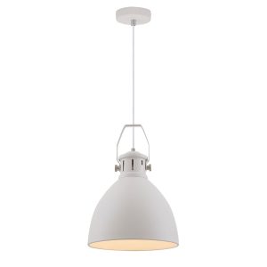 Fabrica 1 Light Pendant Small White - FABRICA PE30-WH