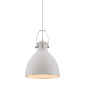 Fabrica 1 Light Pendant Large White - FABRICA PE40-WH