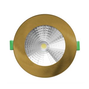 Nova 10W COB Dimmable LED Downlight Antique Brass / Tri-Colour - NOVACOB01 + NOVADBR