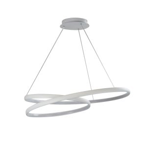 Infinity 50W LED Dimmable Pendant White / Cool White - OL60954/80WH