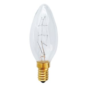 Vintage Filament 25W E14 Candle Shape Dimmable Globe - V25WSESC35