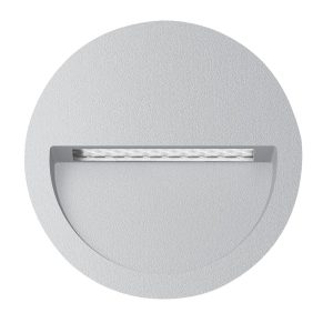 Zac-4 4W LED 12V DC Round Recessed Light Silver / Warm White - 19774