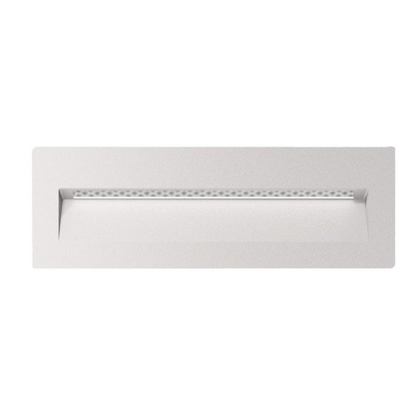 Zac-8 8W LED 12V DC Rectangular Recessed Brick Light White / Warm White - 19792