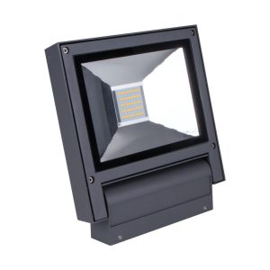 Flash 20 Watt 240V LED Floodlight Dark Grey / Warm White - 19564